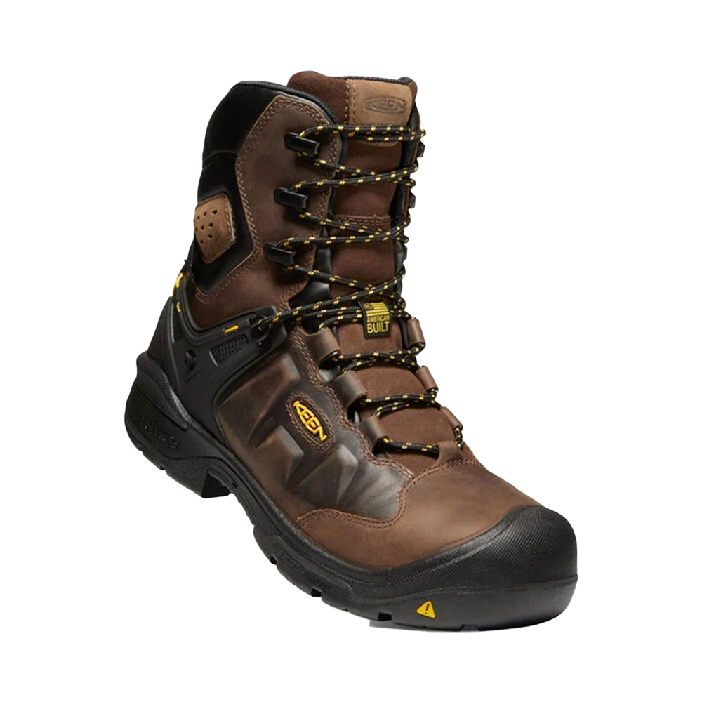 Keen Men's Dover 8 Inch Insulated Waterproof Work Boots with Carbon-Fiber Toe from GME Supply